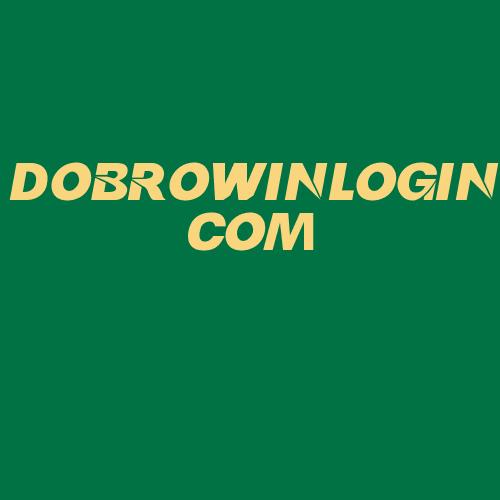 Logo da DOBROWINLOGIN